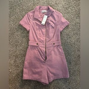 Urban Outfitter zip up romper in Lilac